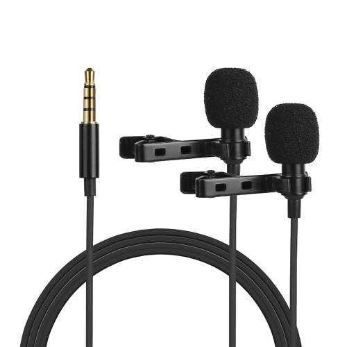 LensGo LYM-DM1 Double Mini lavalier Microphone