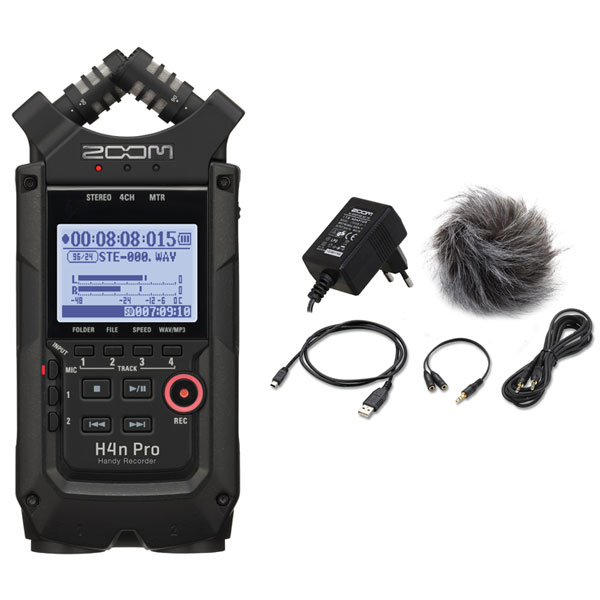 Zoom H4N Pro Audio Handy Recorder with APH4N ACC